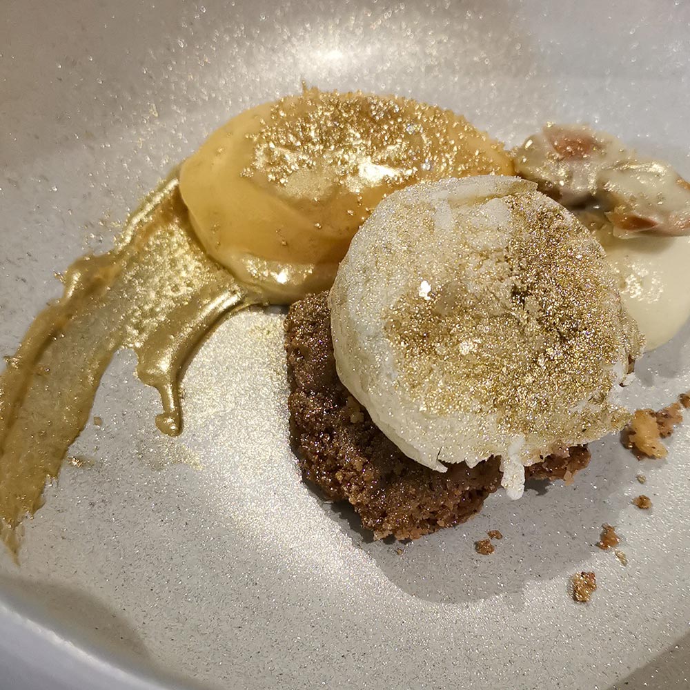 Mousse de sacha inchi by Piedad Salazar, Foto Pasaporte Foodies